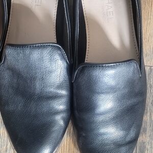 Michael Shannon Black Leather Loafers